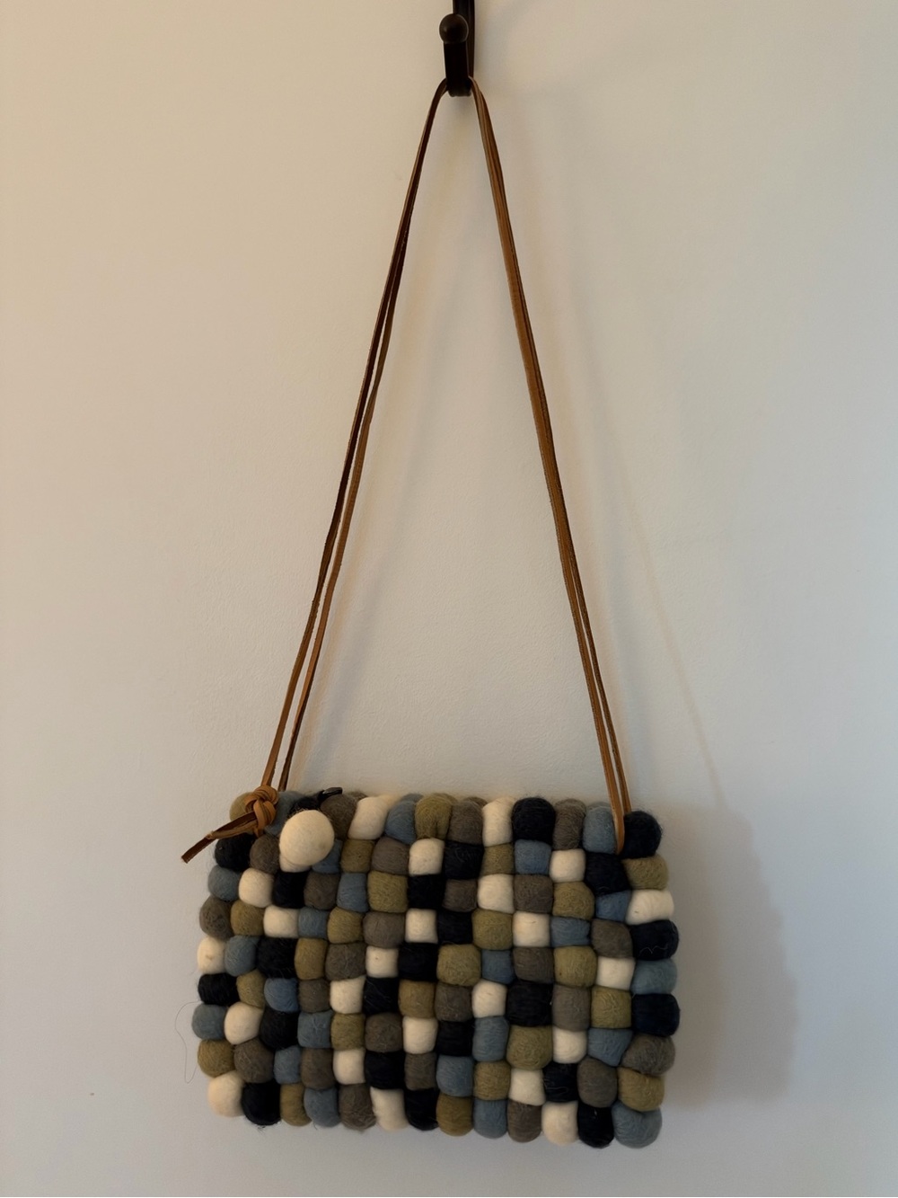Women’s Multi-Color Felt Crossbody Bag